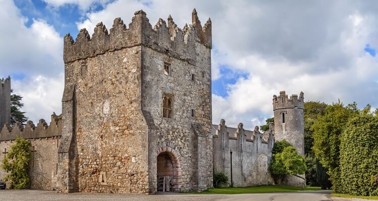 Howth_Howth Castle The medieval Howth Castle on a sunny summer's day
