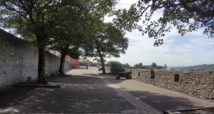 The ramparts of the Derry City Walls