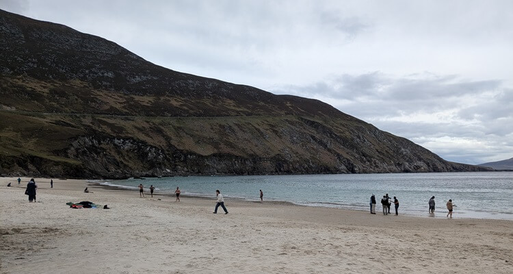Achill Island-Keem Bay 2 Side view of Keem Bay beach on Achill Island