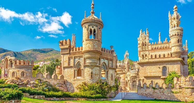 Benalmadena_Colomares Castle The majestic Colomares Castle in Benalmadena on the Costa Del Sol